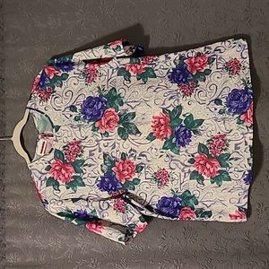 🌸Judy Bond Vintage Floral Blouse, Large